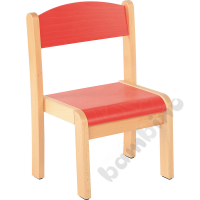 Philip chair no 1, red
