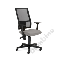 Swivel chair Taktik Mesh grey-black