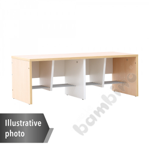Bench for House cloakroom, 4,width: 93 cm, white
