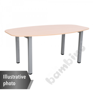 Grande oval table 120 x 200 cm - white
