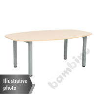 Grande oval table 100 x 180 cm - white