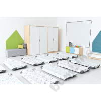 Nap wardrobe for bedding for 24 children -  maple