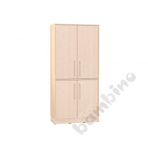 Echtholz - big 4-doors cabinet, with plinth