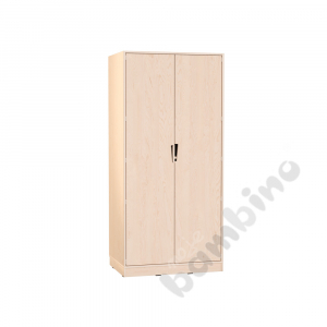 Echtholz - big multifunctional cabinet, cutout handle, with plinth