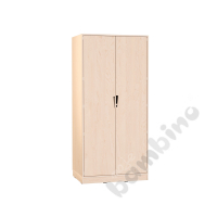 Echtholz - big multifunctional cabinet, cutout handle, with plinth