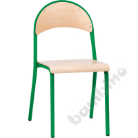 P chair no. 7 - green - beech