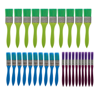 Set of flat brushes, 30pcs