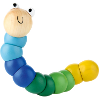 Wiggly worms, mix of colours