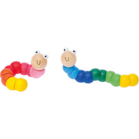 Wiggly worms, mix of colours