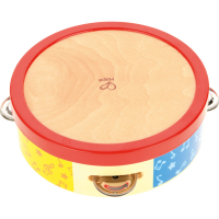 Tambourine with a drum