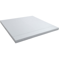 Anti-slip mattress dim. 159 x 159 x 8 cm - grey, PU