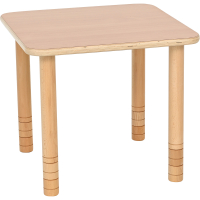 Flexi square table 60 x 60 - beech