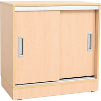 Grande M cabinet with sliding doors - maple