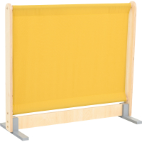 Small screen, yellow-mustard