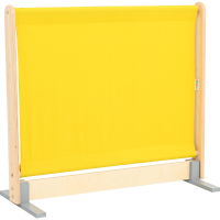 Small screen, yellow-mustard