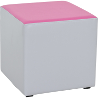 Small foam seat, grey-pink
