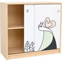 Cabinet with butterfly