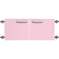 Grande small doors 90 ° 2 pcs - light pink