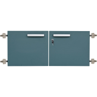 Grande small doors 90 ° with lock 2 pcs - dark turquoise