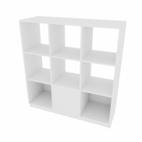 Cabinet Grande M deep for 6 drawers - white