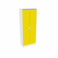Quadro - white wardrobe - yellow