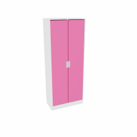 Quadro - white wardrobe - light pink