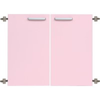 Grande medium doors 90 ° 2 pcs - light pink