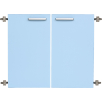 Grande medium doors 90 ° 2 pcs - light blue