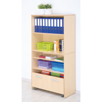 M cabinet with 1 shelf for container with wheels