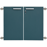 Grande medium doors 90 ° with lock 2 pcs - dark turquoise