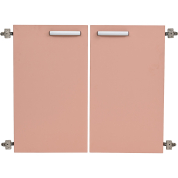 Grande medium doors 180 ° 2 pcs - dirty pink