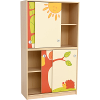 Cabinet with a sun