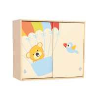 Cabinet with a bear in a balloon