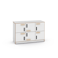 NEA low cabinet with 6 compartments