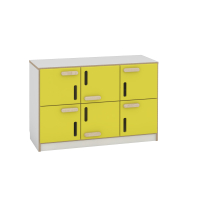 NEA low cabinet with 6 compartments