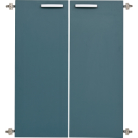 Grande big doors 90 ° 2 pcs - dark turquoise