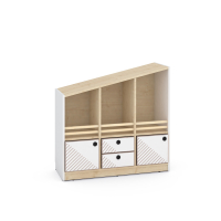 FLO low cabinet, right, white