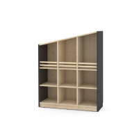 FLO high cabinet, right, anthracite