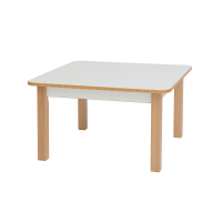NEA white square table top