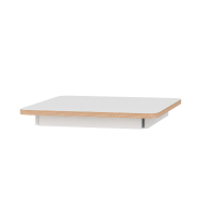 NEA white square table top