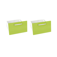 High drawers for Cabinet Grande M, 2 pcs. - green