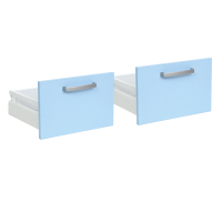 High drawers for Cabinet Grande M, 2 pcs. – light blue