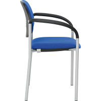 Conference chair STYL Arm, blue - black
