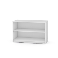 Feria small cabinet with shelves, white