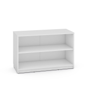 Feria small cabinet with shelves, white