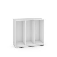 Feria medium cabinet for containers, white