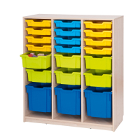 Feria big cabinet for containers, maple