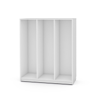 Feria big cabinet for containers, white
