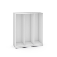 Feria big cabinet for containers, white