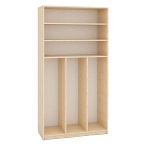 Feria tall cabinet for containers, maple